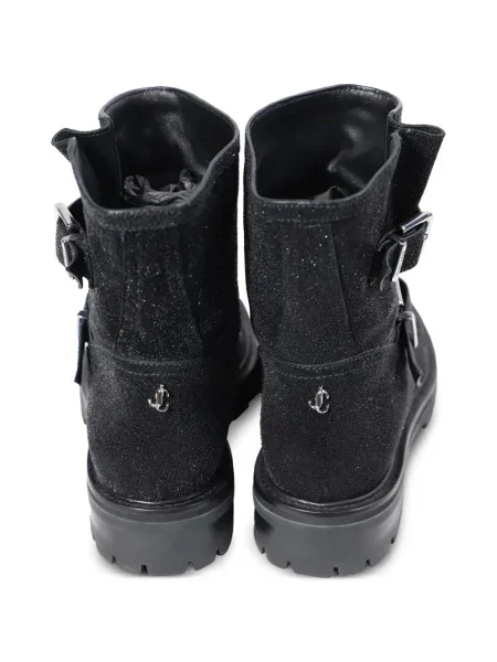 Kotníkové boty Jimmy Choo Pre-owned s přezkou černé