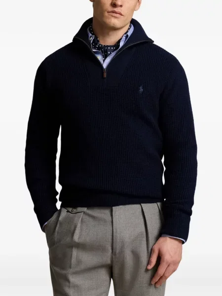 Tricou polo Polo Ralph Lauren cu autograf cu 5 buzunare în carouri gri