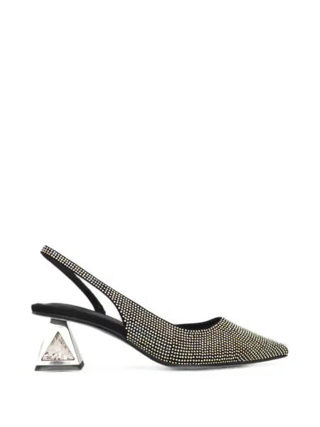 Pantofi cu toc Kat Maconie slingback negru