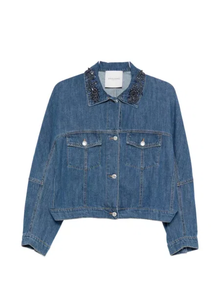 Kurtka jeansowa Ermanno Firenze niebieska