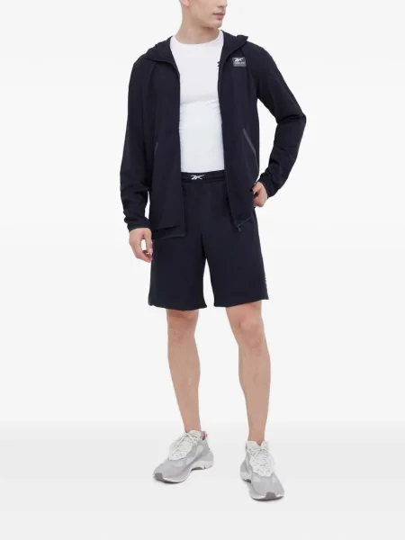 Hanorac cu glugă Reebok negru
