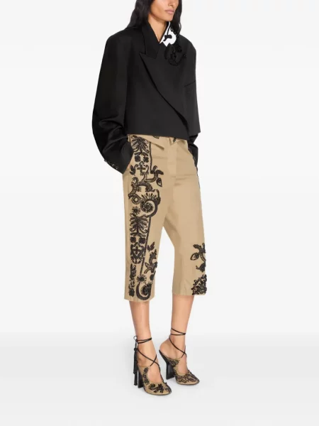 Pantaloni capri Dries Van Noten