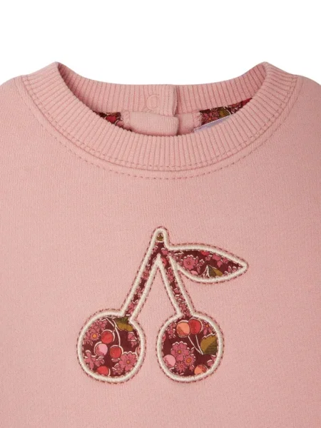 Bluza dziecięca Bonpoint różowa