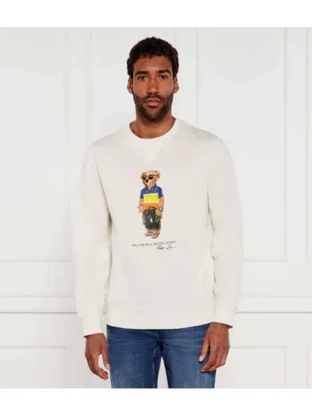 POLO RALPH LAUREN Hanorac | Relaxed fit alb