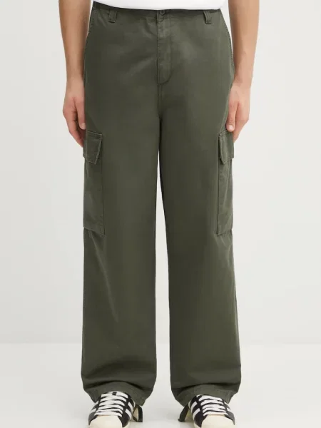 Carhartt WIP pantaloni de Kade Cargo Pant cu fason cargo verde