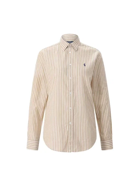 Koszula Polo Ralph Lauren casual brązowa