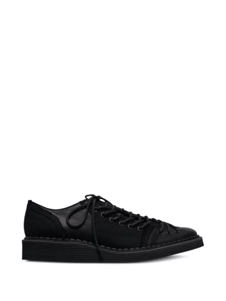 Sneakerși Yohji Yamamoto cu șireturi din dantelă negru