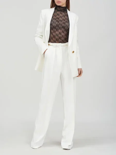 Брюки Elisabetta Franchi белые