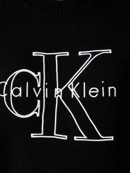 Calvin Klein Jeans пуловер дамски от черно