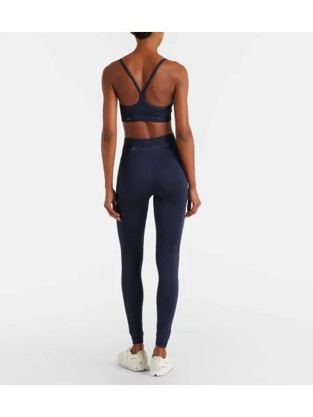 Legíny Adidas By Stella Mccartney modrá