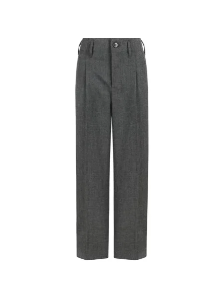 Pantaloni Ami Paris de lână gri