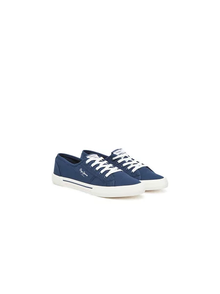 Pepe Jeans Tenis superge Brady Basic W modra