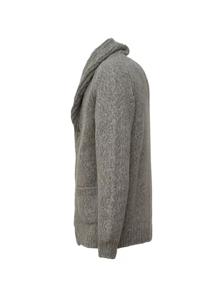 Gulerat cardigan Fedeli gri