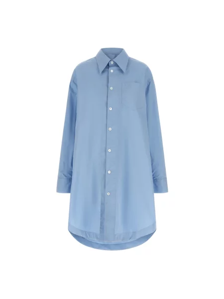 Sukienka koszulowa Ami Paris niebieska