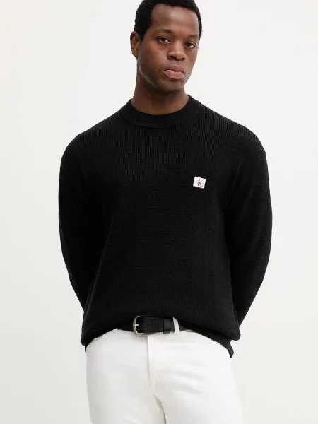 Пуловер Calvin Klein Jeans мъжки черно