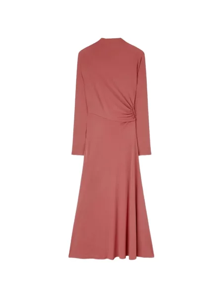 Rochie midi Retori drapată roz