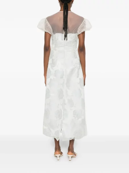 Rochie midi Simone Rocha albastru