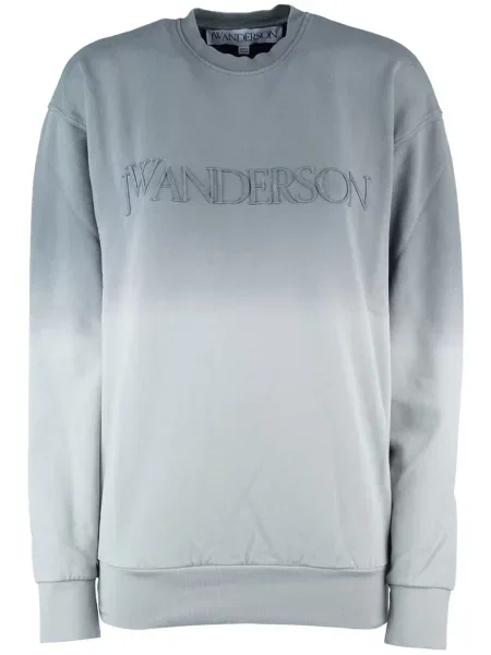 Hanorac Jw Anderson cu broderie gri