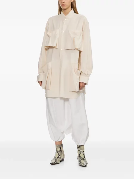 Pantaloni Comme Des Garçons alb