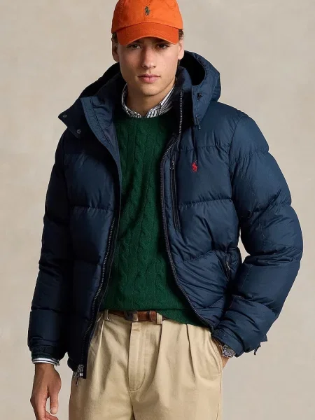 Polo Ralph Lauren Geacă de iarnă albastru marin roșu