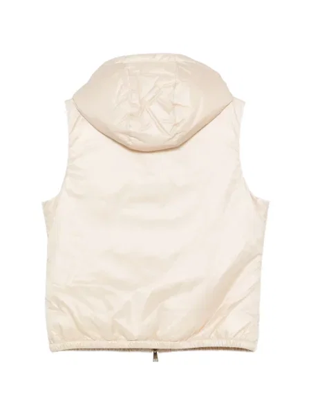 Vestă Moncler cu glugă cu autograf