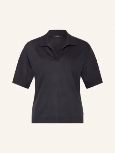 Windsor. Dzianinowa Koszulka Polo blau granatowe