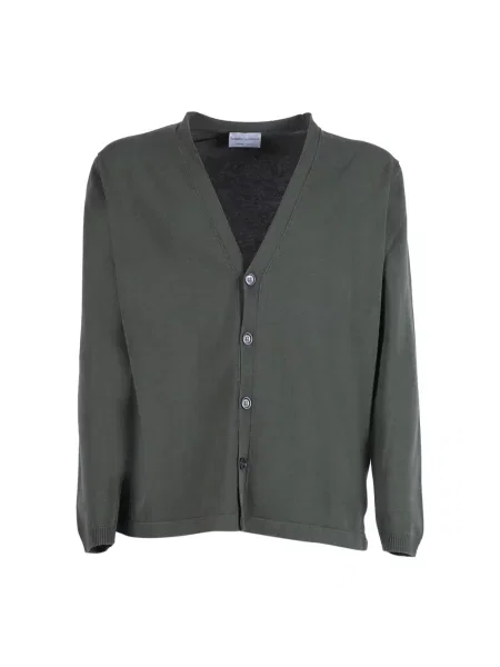 Kardigan Settefili Cashmere z kaszmiru zielony