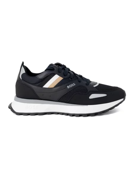 Sneakersy Boss skórzane czarne
