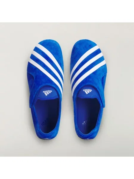 Sneakers adidas x Pharrell Williams Vario Flat Earther Trainers Blue/ Ftwr White/ Blue EUR 45 białe