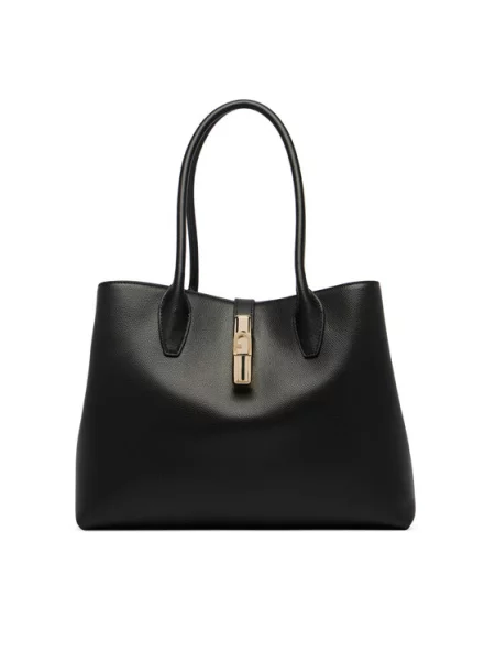 FURLA Shopper torba GOCCIA kraljevski zelena crna