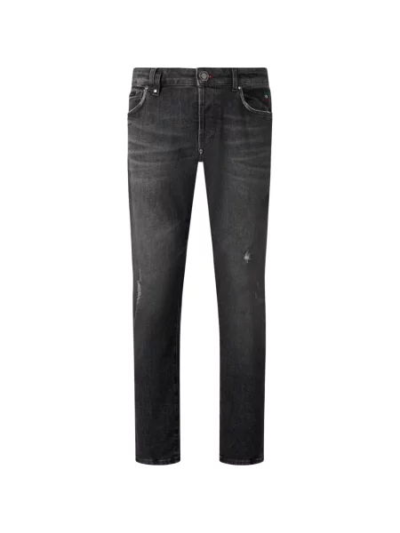 Skinny fit džínsy Philipp Plein sivá
