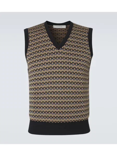 Vestă Lemaire din jacard bej