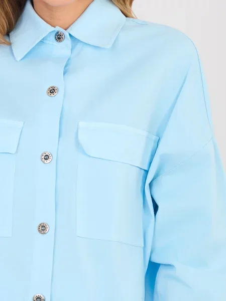 Cămașă Italy Moda albastru