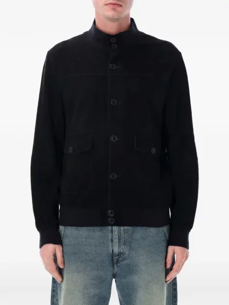 Kurtka S.w.o.r.d. z kieszeniami zapinanymi na guziki biker czarna