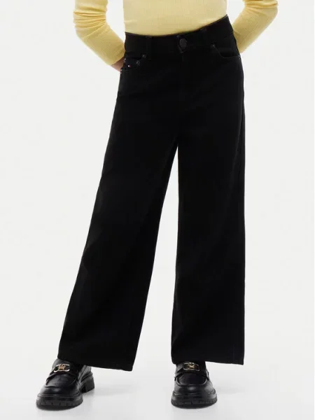 Tommy Hilfiger Дънки Wide Leg черен