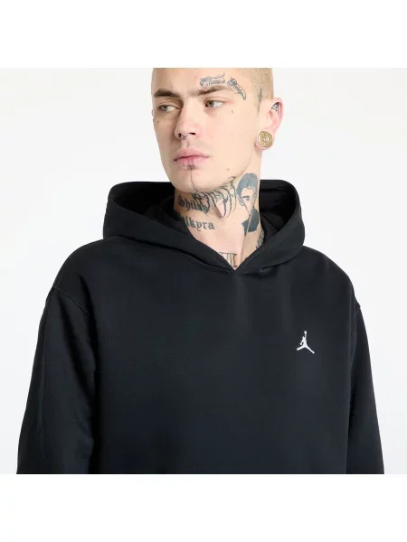 Sweatshirt Jordan Brooklyn Fleece Pullover Hoodie Black/ White XL бяло