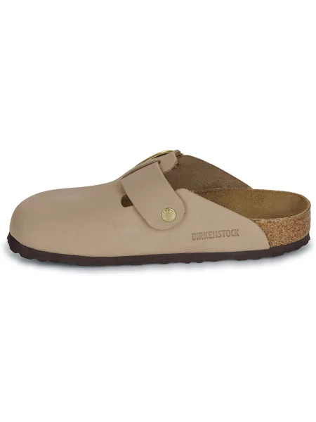 Pantofi Birkenstock cu cataramă bej