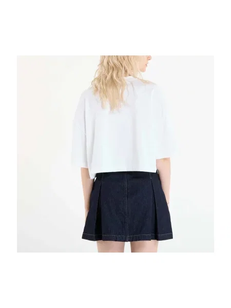 Denim ruha Calvin Klein Jeans fehér