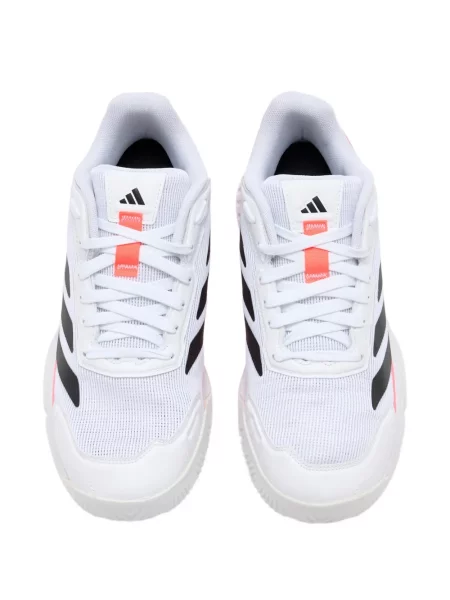 Шорти Adidas с връзки с дантела със змийски принт бяло