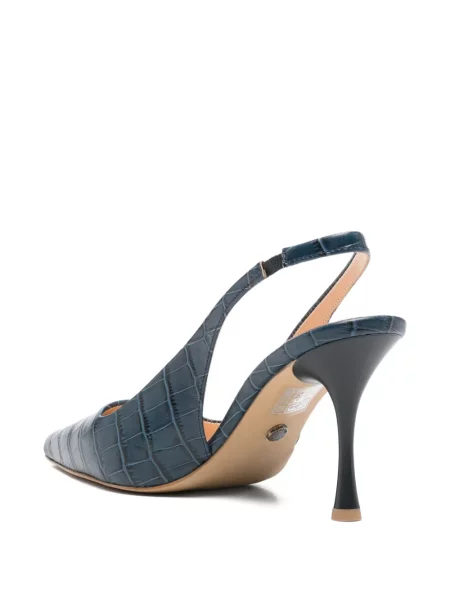 Pantofi cu toc Sergio Moretti Firenze slingback albastru