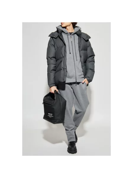 Spodnie dresowe Moncler szare