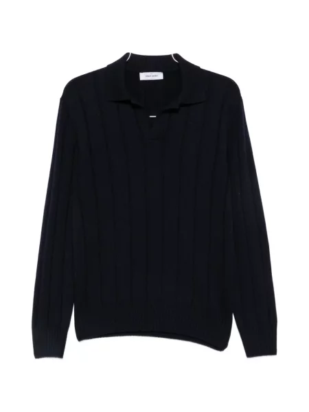 Gulerat tricou polo Gran Sasso albastru
