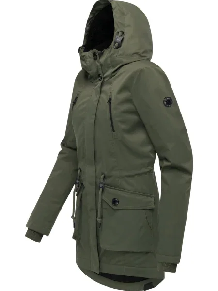 Ragwear Zimski plašč Ellsa' kaki