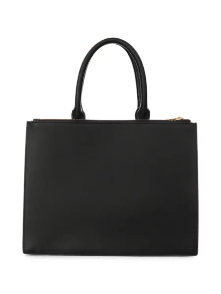 Geantă shopper Just Cavalli cu autograf negru