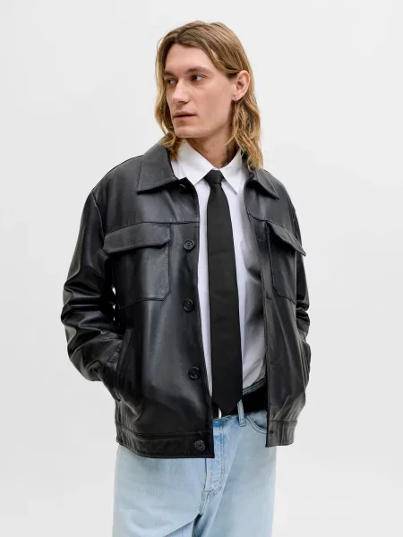 JACK & JONES Cravată JACSolid' negru