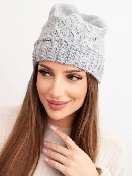 Căciulă Kesi de lână gri