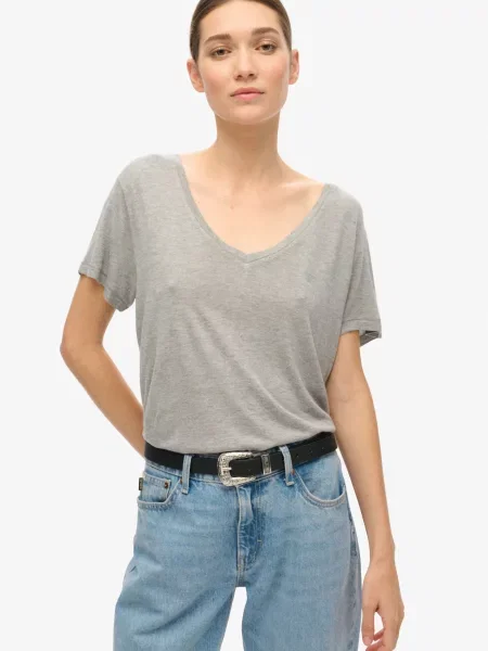 Superdry Tricou Studios amestecat gri