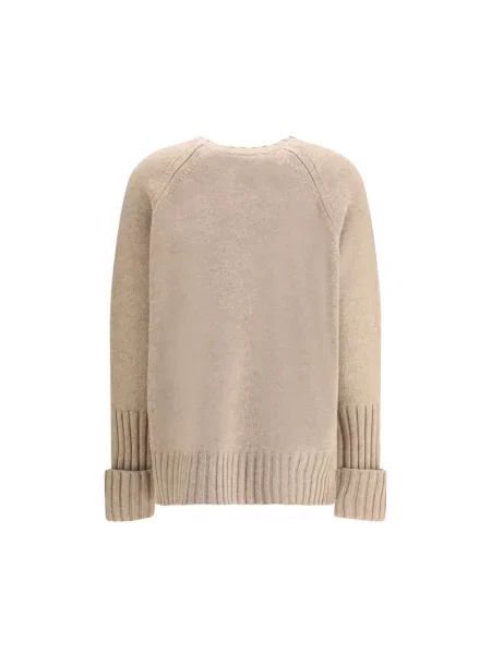Sweter Tory Burch wełniany beżowy