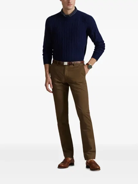 Chiloți Polo Ralph Lauren din țesătură twill cu autograf cu glugă albastru
