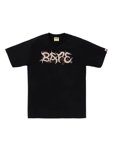 Tricou A Bathing Ape® cu imagine negru